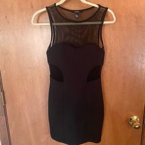 Sexy black dress with cutouts size S